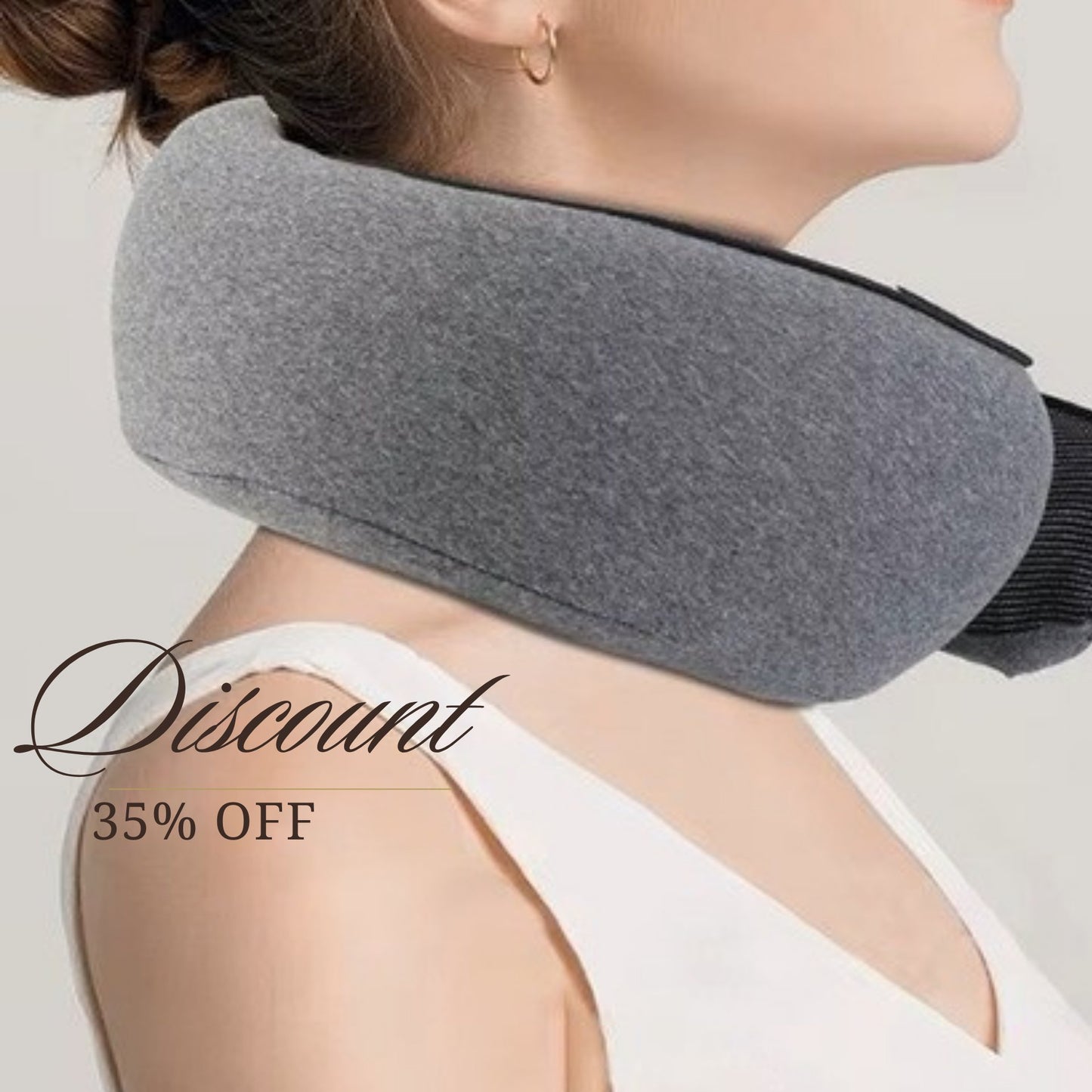 Soft Neck Support for Travel, Work, and Relaxation