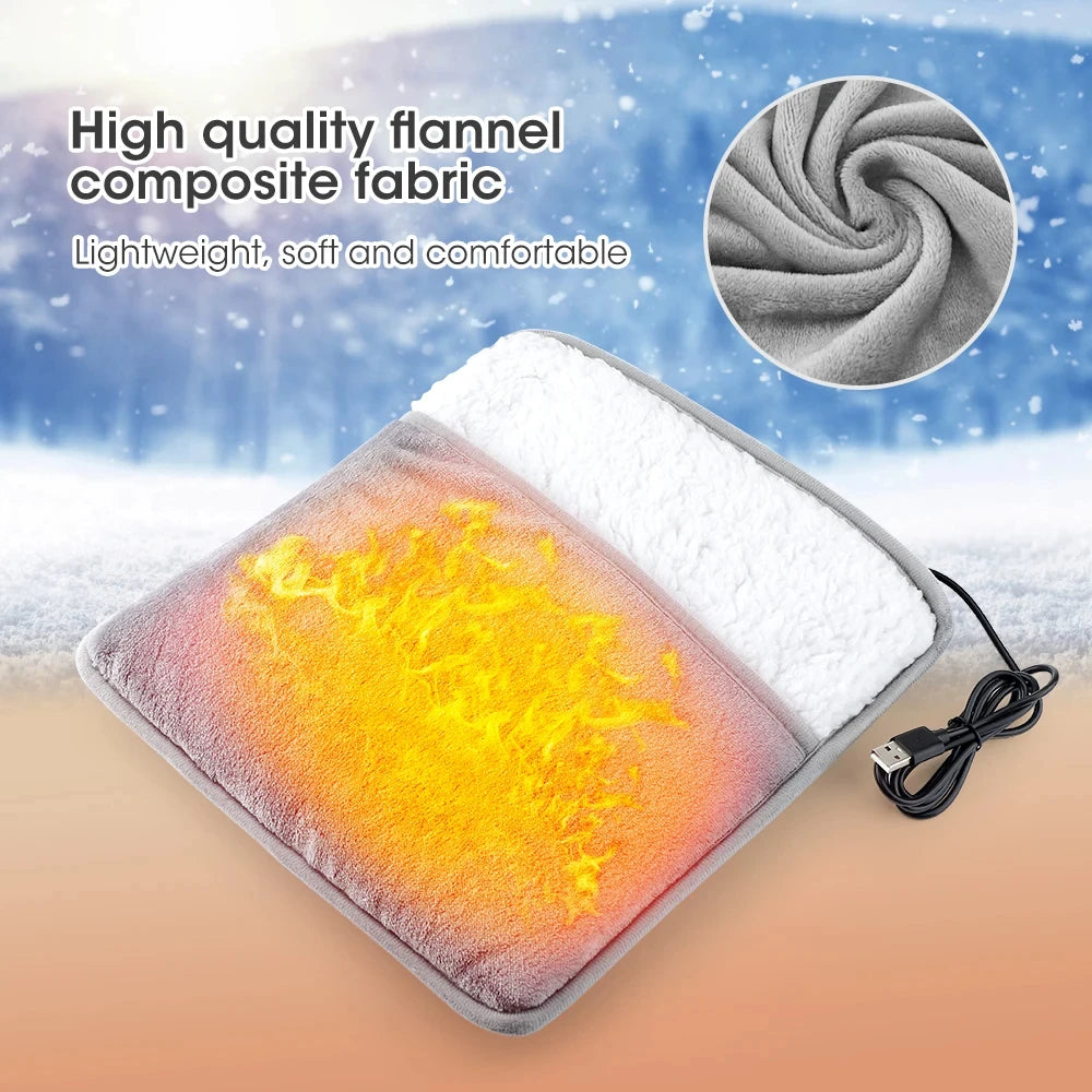 Heated Plush Foot Warmer – Cozy Winter Comfort