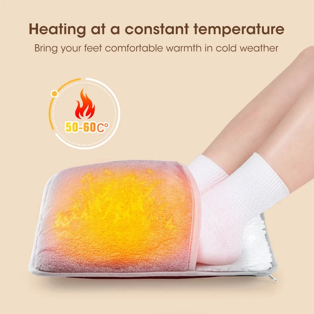 Heated Plush Foot Warmer – Cozy Winter Comfort