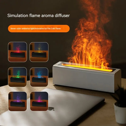 Flame Diffuser – Vibrant Aroma & Humidifier for Home & Office