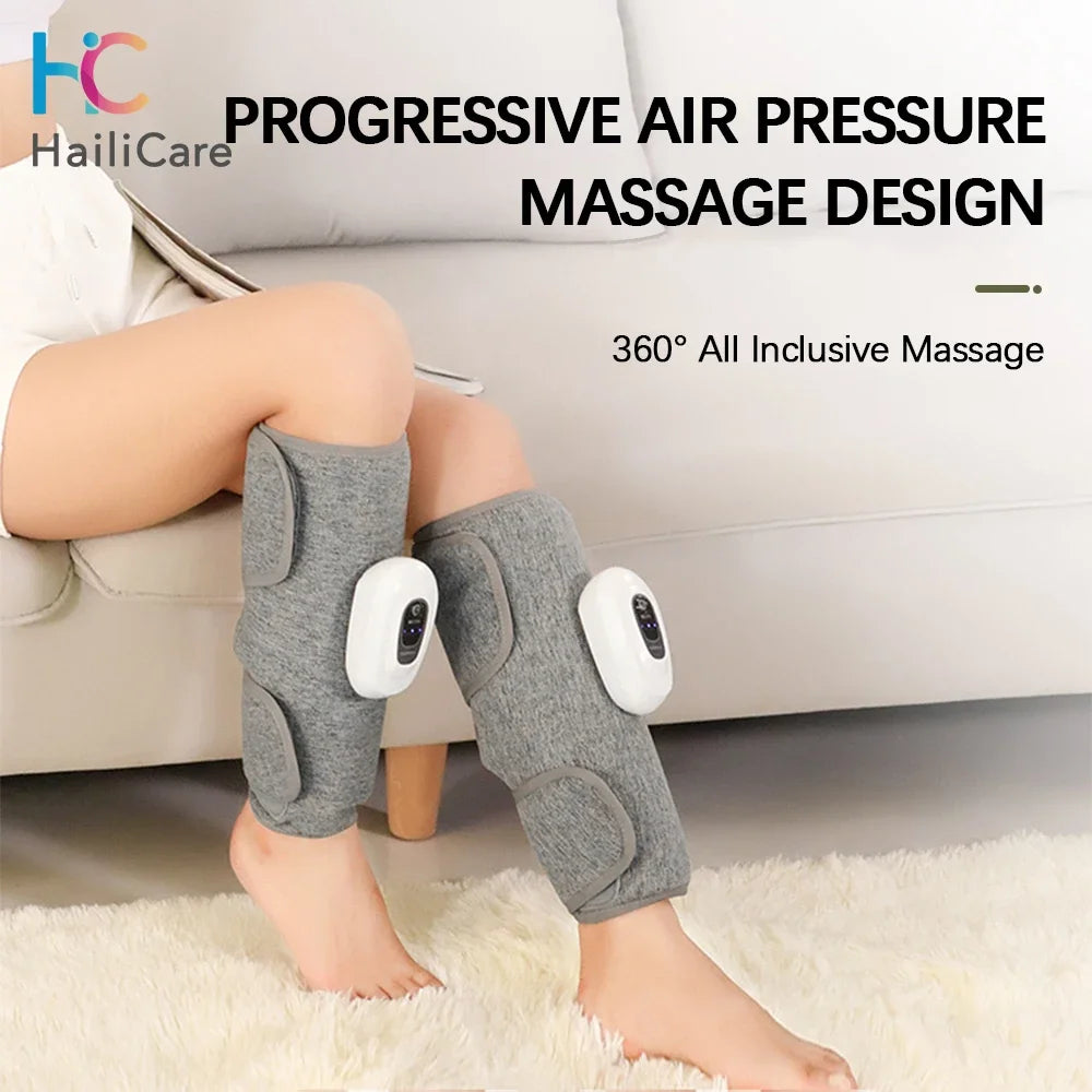 Ultimate Pain Relief & Relaxation! 360° Wireless Air Compression Leg Massager