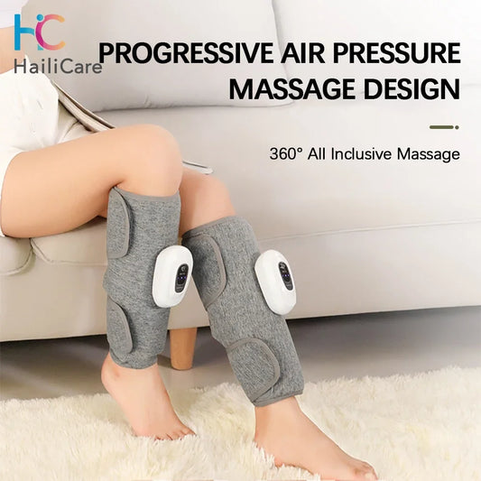 Ultimate Pain Relief & Relaxation! 360° Wireless Air Compression Leg Massager